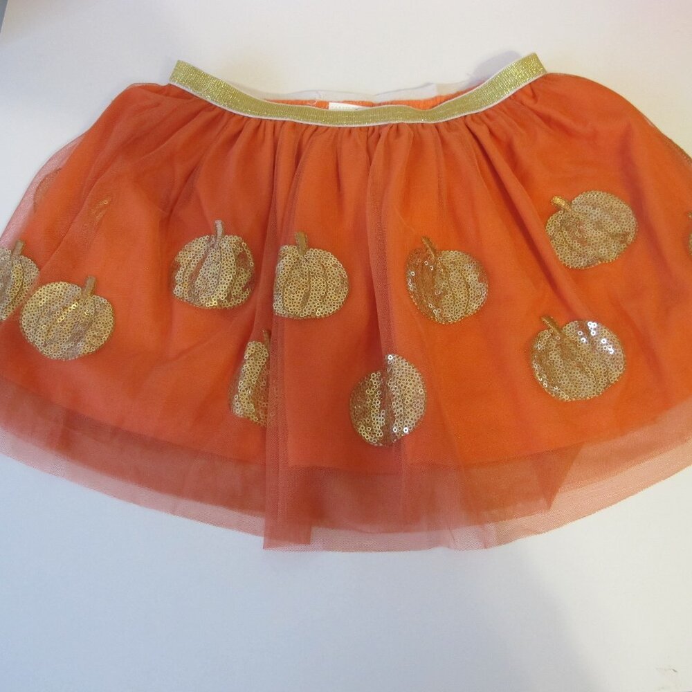 Cheeky Plum Sweet Wink Pumpkin Skirt Size 6-8 EUC